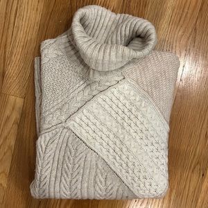 Gap Cream Knit Turtleneck